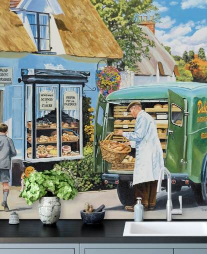 padeiro da vila entregando pão wallpaper