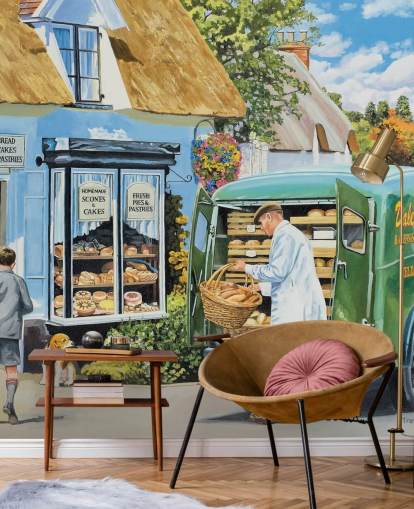 village baker delivering bread wallpaper village baker delivering bread wallpaper