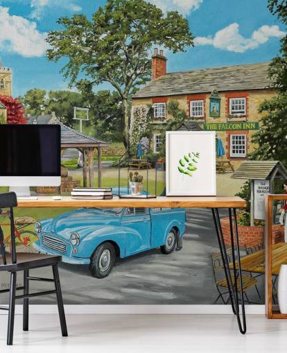 The Village Tea Rooms Village Wallpaper