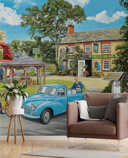 The Village Tea Rooms Village Wallpaper