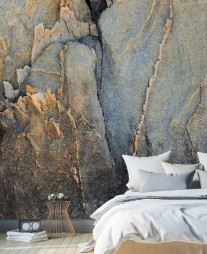 mural de roca gris personalizado llamado Ancient Crossing de Petra Meikle de Vlas