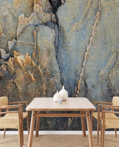 custom grey rock mural called Ancient Crossing by Petra Meikle de Vlas custom grey rock mural called Ancient Crossing by Petra Meikle de Vlas
