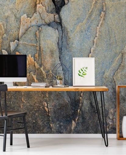 custom gray rock mural called Ancient Crossing by Petra Meikle de Vlas custom gray rock mural called Ancient Crossing by Petra Meikle de Vlas