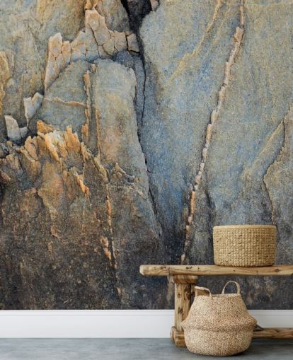 custom grey rock mural called Ancient Crossing by Petra Meikle de Vlas custom grey rock mural called Ancient Crossing by Petra Meikle de Vlas