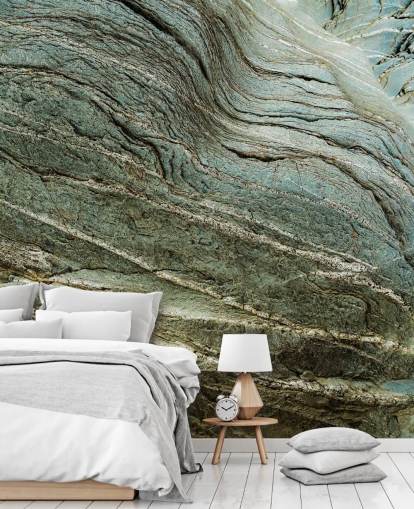 individuelles Wandbild mit Rock-Effekt namens Bedrock Echo von Petra Meikle de Vlas