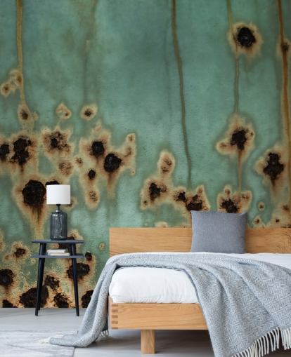 customisable metal effect mural called Descent II by Petra Meikle de Vlas