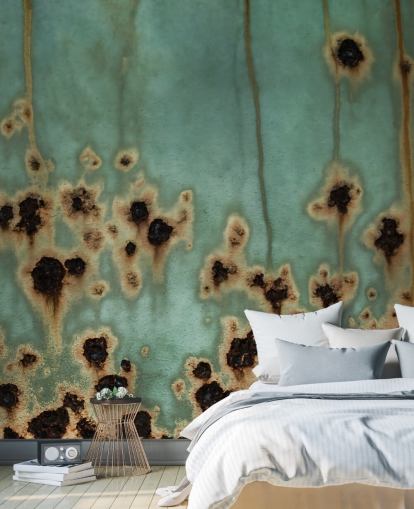 customizable metal effect mural called Descent II by Petra Meikle de Vlas