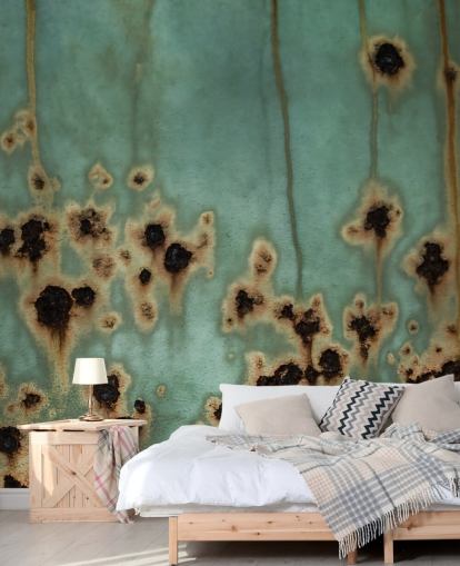 customizable metal effect mural called Descent II by Petra Meikle de Vlas customizable metal effect mural called Descent II by Petra Meikle de Vlas