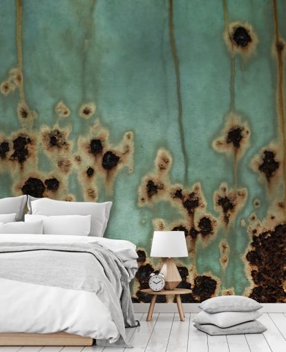 customisable metal effect mural called Descent II by Petra Meikle de Vlas