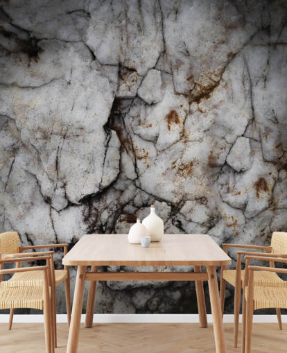 mural de piedra agrietada personalizado llamado Earth Hush de Petra Meikle de Vlas