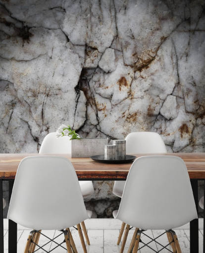 custom cracked stone mural called Earth Hush by Petra Meikle de Vlas