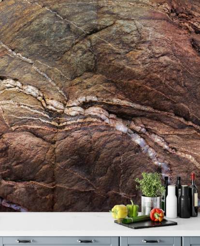 custom brown rock mural called Earth Song by Petra Meikle de Vlas custom brown rock mural called Earth Song by Petra Meikle de Vlas