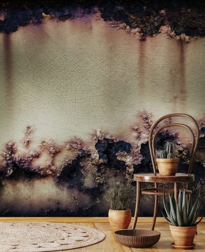 personalisierbares Wandbild aus Metall namens Elemental Ridge von Petra Meikle de Vlas