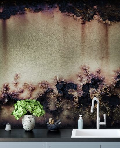 customizable metal mural called Elemental Ridge by Petra Meikle de Vlas