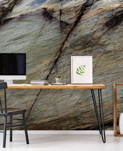 grey stone mural called Emergence Study by Petra Meikle de Vlas