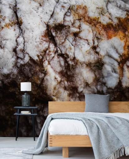 custom cracked stone mural called Exposed Past by Petra Meikle de Vlas