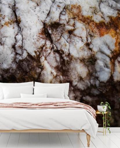 custom cracked stone mural called Exposed Past by Petra Meikle de Vlas