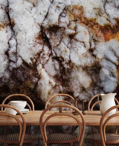 custom cracked stone mural called Exposed Past by Petra Meikle de Vlas