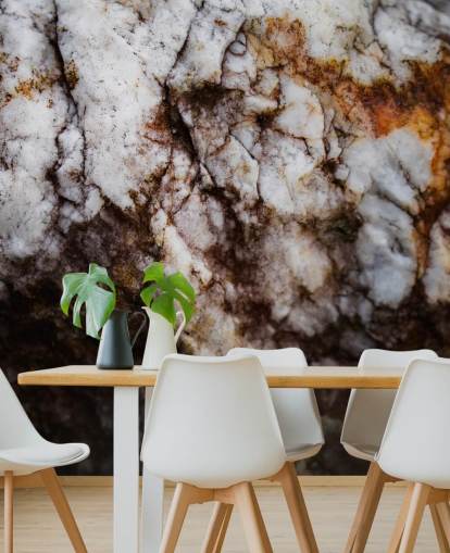 custom cracked stone mural called Exposed Past by Petra Meikle de Vlas