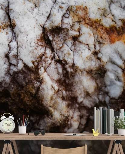 custom cracked stone mural called Exposed Past by Petra Meikle de Vlas