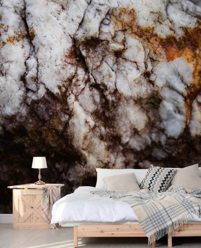 custom cracked stone mural called Exposed Past by Petra Meikle de Vlas