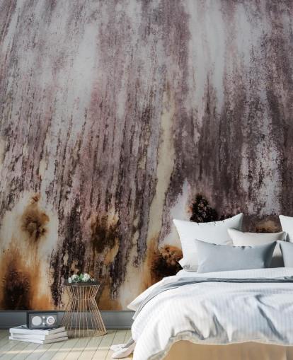 mural personalizado cinza chamado Falling Surface de Petra Meikle de Vlas