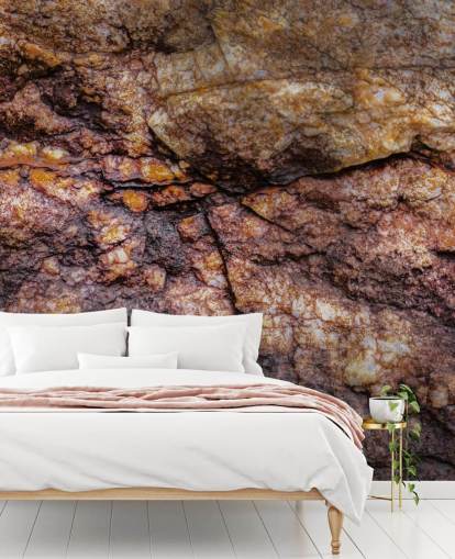 custom stone mural called Hidden Warmth by Petra Meikle de Vlas