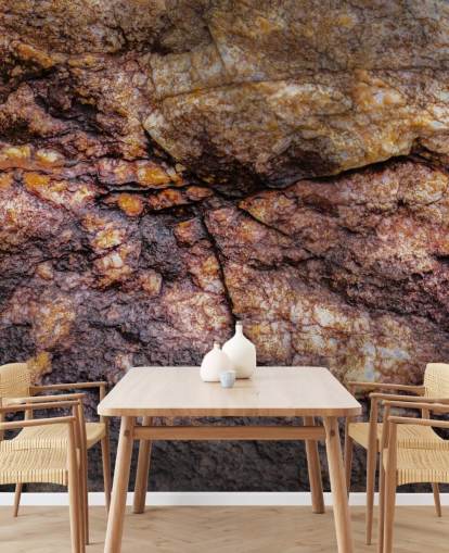 custom stone mural called Hidden Warmth by Petra Meikle de Vlas