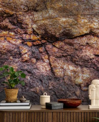 murale in pietra personalizzato chiamato Hidden Warmth di Petra Meikle de Vlas