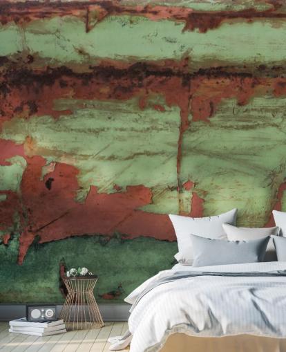 custom metal mural called Iron Divide by Petra Meikle de Vlas