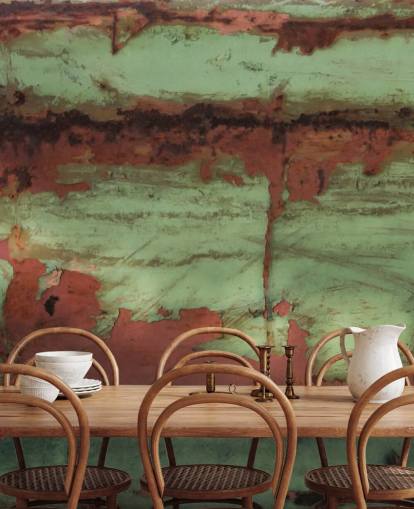 custom metal mural called Iron Divide by Petra Meikle de Vlas