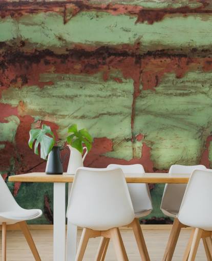 custom metal mural called Iron Divide by Petra Meikle de Vlas