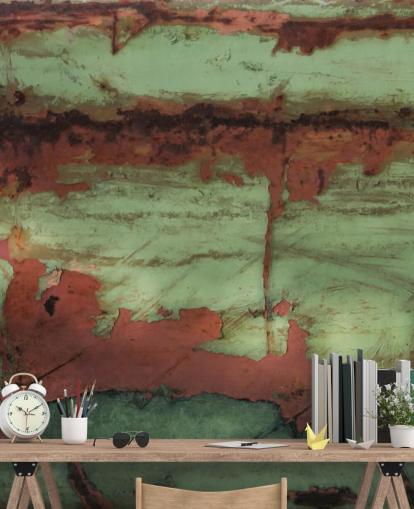 custom metal mural called Iron Divide by Petra Meikle de Vlas