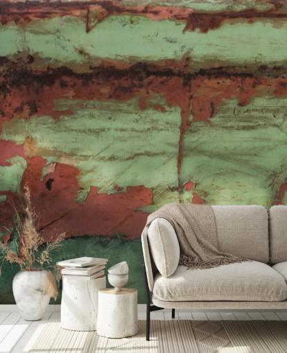 custom metal mural called Iron Divide by Petra Meikle de Vlas