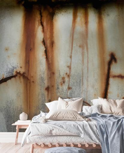 gray and brown metal mural called Iron Release II by Petra Meikle de Vlas