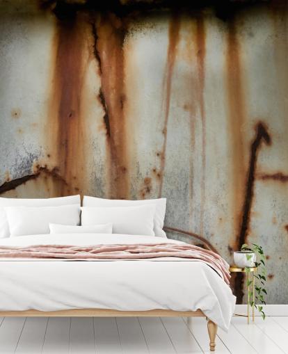 gray and brown metal mural called Iron Release II by Petra Meikle de Vlas