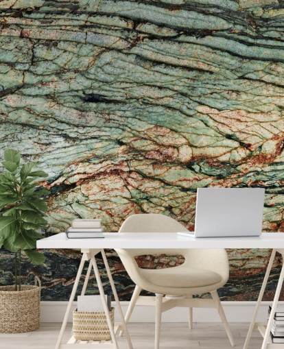 custom rock effect mural called Layered Chorus by Petra Meikle de Vlas custom rock effect mural called Layered Chorus by Petra Meikle de Vlas