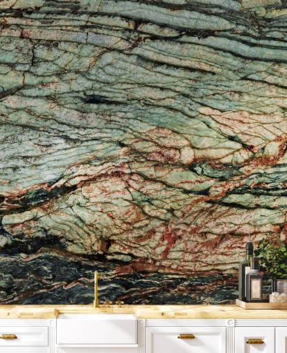 custom rock effect mural called Layered Chorus by Petra Meikle de Vlas custom rock effect mural called Layered Chorus by Petra Meikle de Vlas