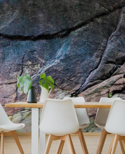 Petra Meikle de Vlasin tumma kiviefekti seinämaalaus nimeltä Mineral Memory II