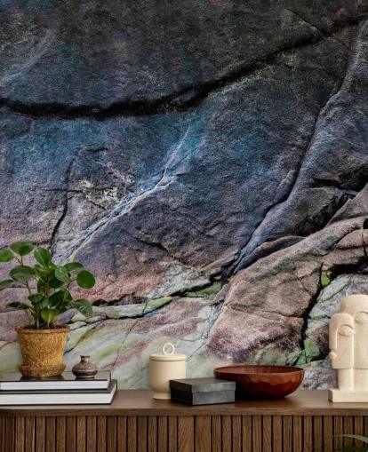 dark stone effect mural called Mineral Memory II by Petra Meikle de Vlas dark stone effect mural called Mineral Memory II by Petra Meikle de Vlas