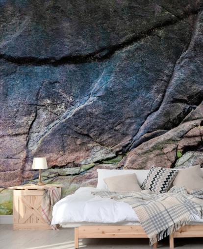 dark stone effect mural called Mineral Memory II by Petra Meikle de Vlas dark stone effect mural called Mineral Memory II by Petra Meikle de Vlas