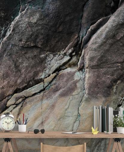 gray customizable stone mural called Mineral Symphony by Petra Meikle de Vlas gray customizable stone mural called Mineral Symphony by Petra Meikle de Vlas