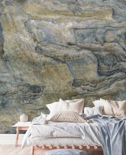 stone effect mural called Pale Drift by Petra Meikle de Vlas