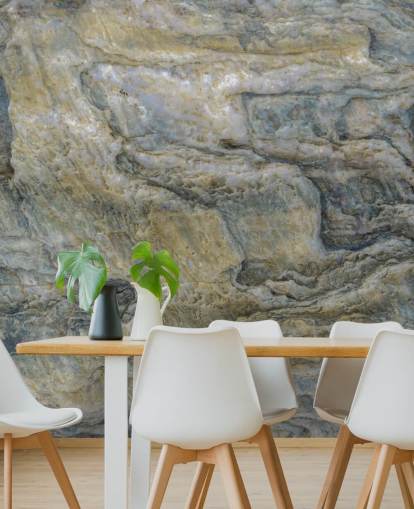 murale effetto pietra chiamato Pale Drift di Petra Meikle de Vlas