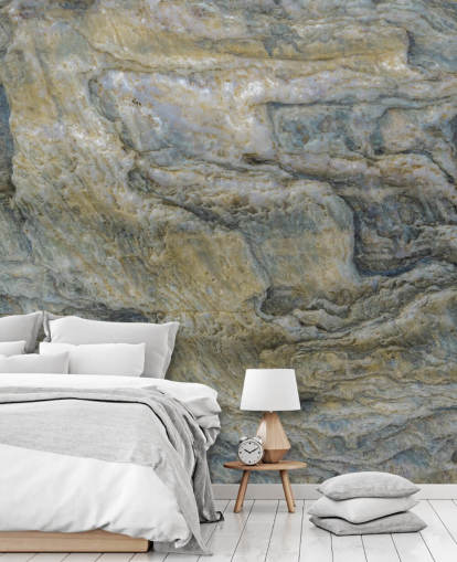 mural con efecto piedra llamado Pale Drift de Petra Meikle de Vlas