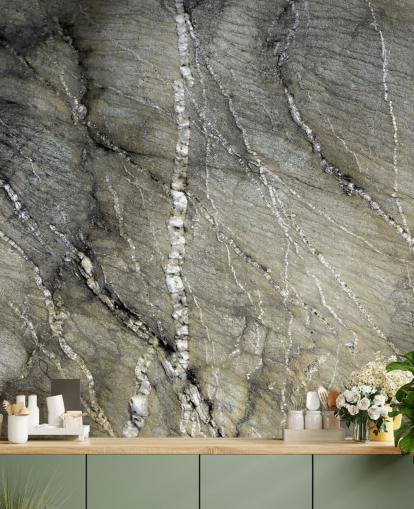 grey stone mural called Quartz Whispers by artist Petra Meikle de Vlas grey stone mural called Quartz Whispers by artist Petra Meikle de Vlas