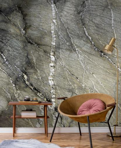 grey stone mural called Quartz Whispers by artist Petra Meikle de Vlas grey stone mural called Quartz Whispers by artist Petra Meikle de Vlas