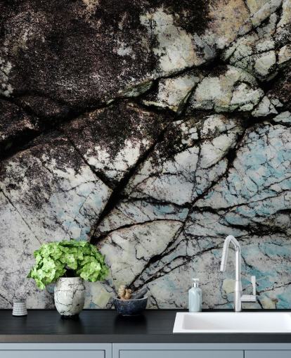 customisable stone mural called Shadow Passage by Petra Meikle de Vlas