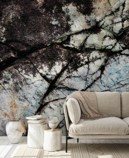 customizable stone mural called Shadow Passage by Petra Meikle de Vlas