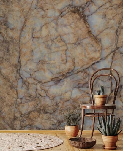brown custom stone effect mural called Shifting Terrain by Petra Meikle de Vlas brown custom stone effect mural called Shifting Terrain by Petra Meikle de Vlas